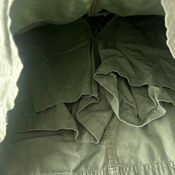 Green Cargo Mini Skirt skort - Picture 2 of 4